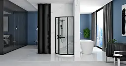 Душова кабіна Rea Look black 80x80 REA-K7902, Чорний матовий, Універсальна - мініатюра 3