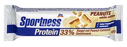 Протеїновий батончик Sportness з арахісово-карамеллю, 40 г