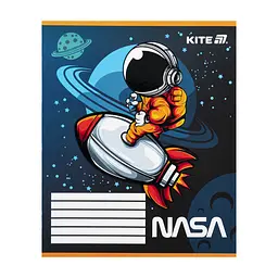 Зошит Kite NASA, 12 аркушів, коса лінія (NS25-235), в асортименті - мініатюра 5