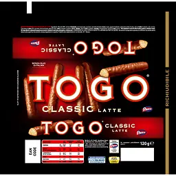 Печиво Pavesi Togo classic Latte 120 г - мініатюра 4
