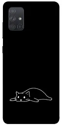 TPU чохол Demsky Lazy cat для Samsung Galaxy A71