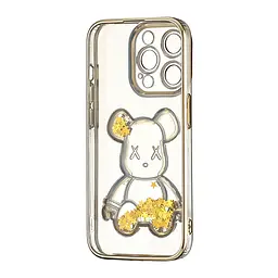 Чохол Shining Bear Case Protected Camera iPhone 15 Pro Gold - мініатюра 3