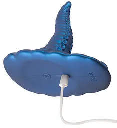 Вібратор Beasty Cocks Tentacl 14.8 см (синій) - мініатюра 17