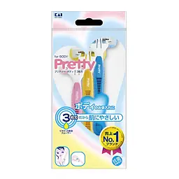 Бритва для жінок PRETTY 3 шт, в упаковці Kai razor