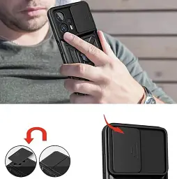 Панель BeCover Military для Poco F5 Black (709996) - мініатюра 6