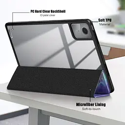 Чохол TPUCristal Pen holder Lenovo Tab M11 Xiaoxin Pad 2024 11 Галактика - мініатюра 3
