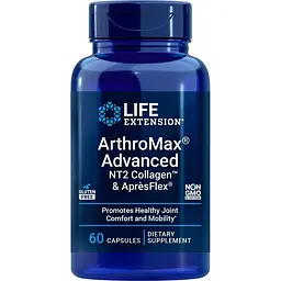Комплекс для підтримки суглобів Life Extension ArthroMax Advanced з NT2 Collagen & AprèsFlex 60 капсул