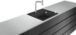 Кухонна мийка Hansgrohe Сombi C51-F450-06 560x510 Select із змішувачем хром 43217000, Чорний - мініатюра 2