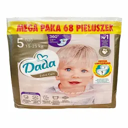 Підгузки Dada Extra Care 5 (15-25 кг), 68 шт з кишенькою від перетікань