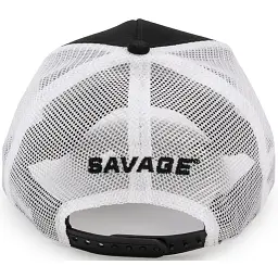 Кепка Savage Trucker hat W/WHITE Savage logo Білий/чорний - мініатюра 2