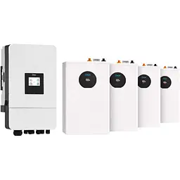 Система зберігання енергії Deye SUN-8K-SG05LP3-EU-SM2 8kW + 4 АКБ SE-F5 Pro-С 20.4 kWh (51.2V/100Ah/5120Wh) [159561]