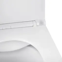 Унітаз підвісний безобідковий Kroner Eifel WHI493436 RIMLESS з сидінням Slim Duroplast / Soft-close / Quick relase (KE493436WHIR) (CV029611) - мініатюра 6
