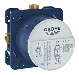 Душова система прихованого монтажу із змішувачем Grohe Grohtherm Smartcontrol UA34614SC4, Хром - мініатюра 3