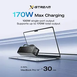 Зовнішній акумулятор EcoFlow RAPID 25000mAh Black [EF-RAPID25K100W-B-EU] [139814] - мініатюра 10