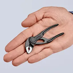 Кліщі сантехнічні переставні високотехнологічні, Ø28мм Cobra KNIPEX XS 87 00 100 BK, фосфат - мініатюра 6