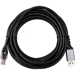 Кабель PowerPlant CAT6 UTP, USB3.0 Type-A - RJ45 5 м