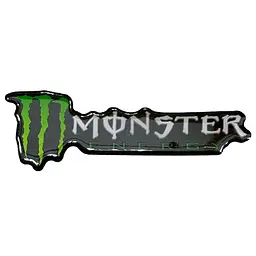Наклейка МОТО Monster Energy 5х14 см (Випукла Зовнішня)