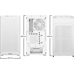Корпус be quiet! Pure Base 501 LX White (BGW79) [134577] - мініатюра 7