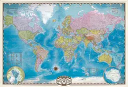 Пазл EuroGraphics Мапа світу, 2000 елементів (8220-0557) - мініатюра 3