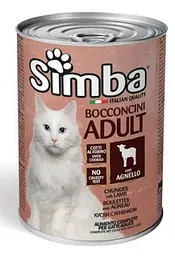 Консерва для котів Simba з ягнятком 415 гр