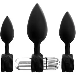 Набір анальних вібропробок Bathmate Anal Training Plugs Vibe
