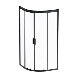 Душова кабіна AM.PM Gem 1/4 Round black W90UG-401-9090-BT