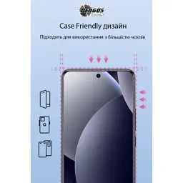 Скло захисне Dengos Xiaomi Redmi Note 15 Pro 4G Black 2 pcs (DG-TG2P-100) - мініатюра 3