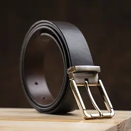 Чоловічий шкіряний ремінь GRANDE PELLE 3,4х120 см acs0014874 - мініатюра 6