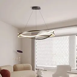 Стильна підвісна LED-люстра Art 2463/600 BK - мініатюра 5