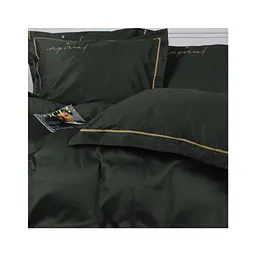 Постельное белье MirSon Сатин Imperial Satin Emerald 160х220 полуторный Евро (2200008576226) - миниатюра 6