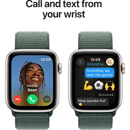 Смарт-годинник Apple Watch SE 2 GPS 40mm Starlight Aluminium Case with Lake Green Sport Loop 2024 [MXEH3] [123339] - мініатюра 3