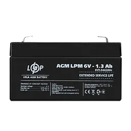 Акумулятор AGM LPM 6V - 1.3 Ah