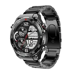 Розумний смарт-годинник Smart Watch Ultimate AMOLED Full HD екран +2 додаткових ремінця в комплекті Чорний - мініатюра 2
