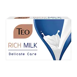 Твердое мыло Teo Beauty Rich Milk Delicate Care 90 г (3800024047367)