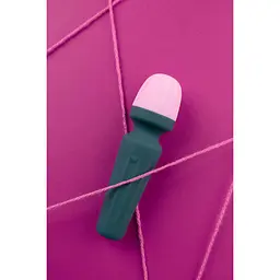 Вібратор Loveline Mini Wand Ancient Sea 11 см (синій) - мініатюра 8