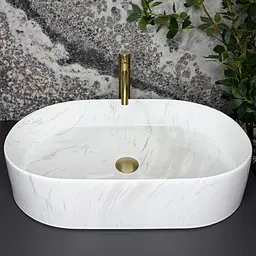 Умивальник VBI Verona накладний 60x38.5 см nature marmo glossy VBI-011331 - мініатюра 2