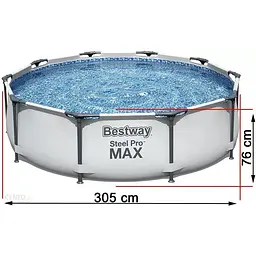 Басейн каркасний Bestway 56408 - мініатюра 7