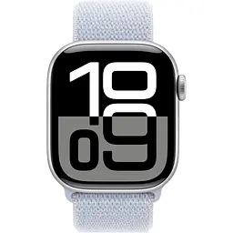 Смарт-годинник Apple Watch Series 10 GPS 42mm Silver Aluminum Case with Blue Cloud Sport Loop [MWWD3] [114987] - мініатюра 2