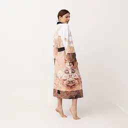 Кімоно жіноче з плюшевого велюру Kimono Aesthetic soul 18406 3XL - мініатюра 2