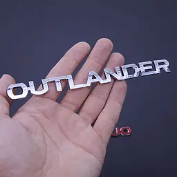 Емблема напис Outlander скотч 3М 160 x 15 мм цільна Польща - мініатюра 2