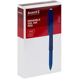 Набір гелевих ручок Axent Magic Пиши-стирай синій 12 шт. (AG1123-02-A)