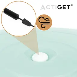 М'яч для фітнесу (фітбол) Actiget 65 см з насосом ACT0144 Mint - мініатюра 3