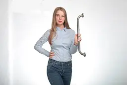 Поручень прямий Maxiflow 50 см D32 (4819.3250P.304.00) - мініатюра 2