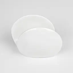 Серветниця МВМ My Home Перлина 115x67x86 мм біла (KP-108 WHITE) - мініатюра 2