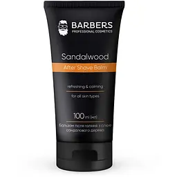 Бальзам після гоління Barbers Sandalwood з олією сандала 100 мл
