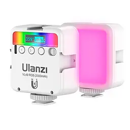 Відеосвітло Ulanzi Vijim RGB Light UV-2586 VL49 RGB White - мініатюра 2