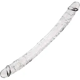 Прозорий двосторонній фалоімітатор Alive Supreme Jelly Dildo