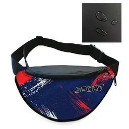 Сумка-бананка чоловіча/жіноча Sport 32×16 см з розширювачем поясна сумка або сумка через плече (02897)