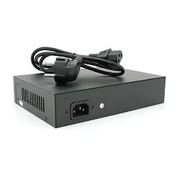 POE комутатор Merlion 6 POE 10/100 + 2 RJ45 10/100 вбудований блок живлення 52V 1.45A - мініатюра 3