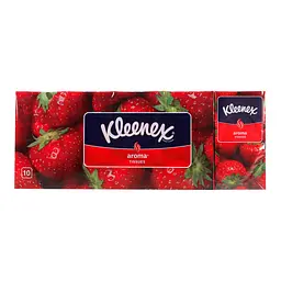 Набір: Носовички Kleenex Полуниця 100 шт. (10 п. x 10 шт.) - мініатюра 6